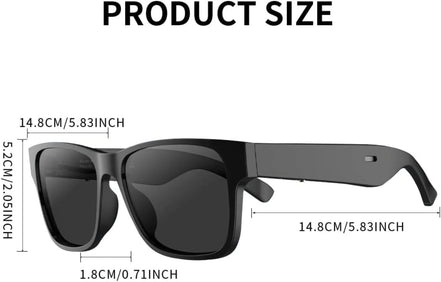 Smart Bluetooth Polarized Sunglasses with Speaker, UV Protection, Unisex, Black - Simply Just Deals LLCSmart Bluetooth Polarized Sunglasses with Speaker, UV Protection, Unisex, Blackaeb11ccb-b514-47dd-b78d-926acf33d1e7BlackSmart Bluetooth Polarized Sunglasses with Speaker, UV Protection, Unisex, Black