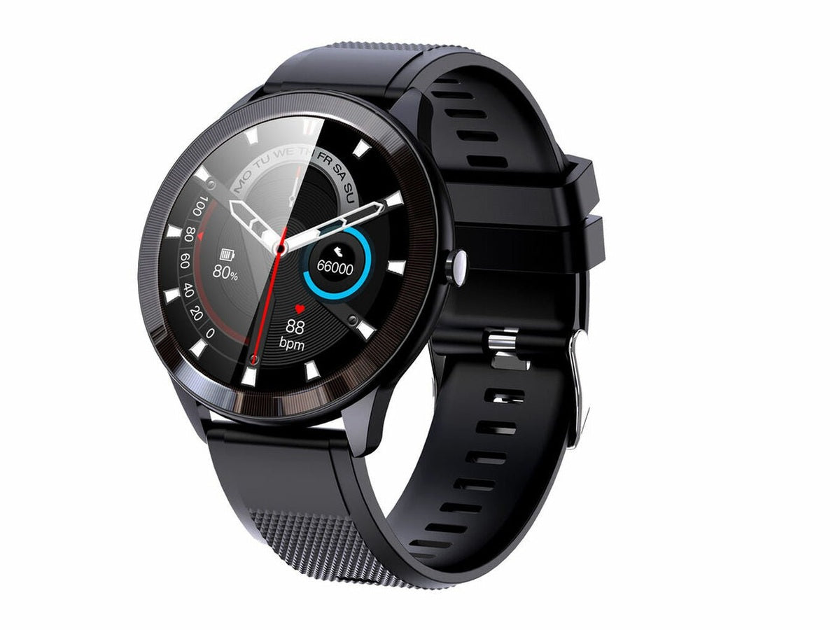 Smartwatch LEOTEC Wave Black IPS 200 mAh Bluetooth 5.0 1,28