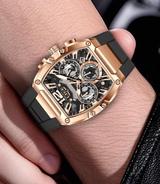 Sports Watch Multifunctional Waterproof Luminous Calendar - Simply Just Deals LLCSports Watch Multifunctional Waterproof Luminous CalendarCJNS247314705EVGold BlackSports Watch Multifunctional Waterproof Luminous Calendar