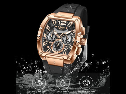 Sports Watch Multifunctional Waterproof Luminous Calendar - Simply Just Deals LLCSports Watch Multifunctional Waterproof Luminous CalendarCJNS247314705EVGold BlackSports Watch Multifunctional Waterproof Luminous Calendar