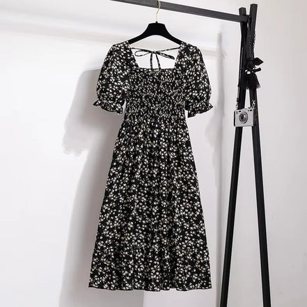 Spring Summer Chiffon Dresses Fashion Female Elastic Waist Short Sleeve Pleated Casual Dress Women A - Line Dresses Vestidos - Simply Just Deals LLCSpring Summer Chiffon Dresses Fashion Female Elastic Waist Short Sleeve Pleated Casual Dress Women A - Line Dresses Vestidos09c62c31-85ca-4271-91d9-902d87b0f8a5OufenOne SizeSpring Summer Chiffon Dresses Fashion Female Elastic Waist Short Sleeve Pleated Casual Dress Women A - Line Dresses Vestidos