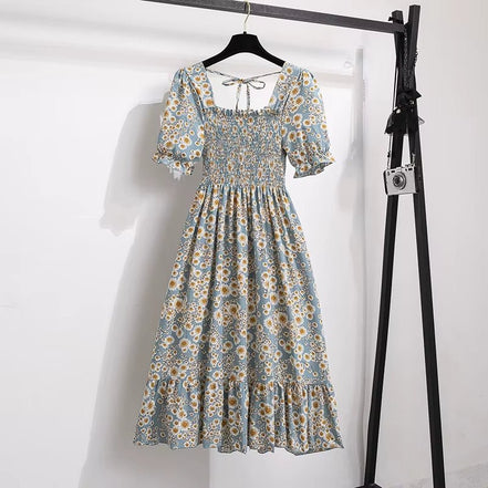 Spring Summer Chiffon Dresses Fashion Female Elastic Waist Short Sleeve Pleated Casual Dress Women A - Line Dresses Vestidos - Simply Just Deals LLCSpring Summer Chiffon Dresses Fashion Female Elastic Waist Short Sleeve Pleated Casual Dress Women A - Line Dresses Vestidosbddbe5c2-f38c-4137-ab05-082423c050d2LansepugongyingOne SizeSpring Summer Chiffon Dresses Fashion Female Elastic Waist Short Sleeve Pleated Casual Dress Women A - Line Dresses Vestidos