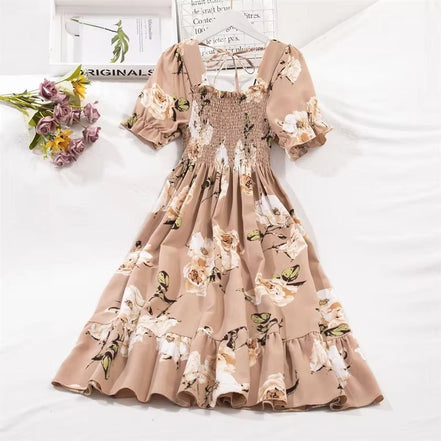 Spring Summer Chiffon Dresses Fashion Female Elastic Waist Short Sleeve Pleated Casual Dress Women A - Line Dresses Vestidos - Simply Just Deals LLCSpring Summer Chiffon Dresses Fashion Female Elastic Waist Short Sleeve Pleated Casual Dress Women A - Line Dresses Vestidos09c62c31-85ca-4271-91d9-902d87b0f8a5OufenOne SizeSpring Summer Chiffon Dresses Fashion Female Elastic Waist Short Sleeve Pleated Casual Dress Women A - Line Dresses Vestidos