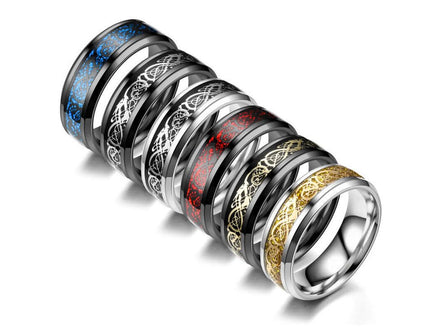 Stainless steel dragon pattern ring - Simply Just Deals LLCStainless steel dragon pattern ring0CJZBLXLX15156 - Black gold - 6thBlack gold6thStainless steel dragon pattern ring