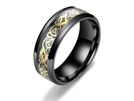 Stainless steel dragon pattern ring - Simply Just Deals LLCStainless steel dragon pattern ring0CJZBLXLX15156 - Black gold - 6thBlack gold6thStainless steel dragon pattern ring