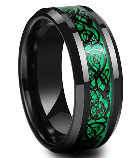 Stainless steel dragon pattern ring - Simply Just Deals LLCStainless steel dragon pattern ring0CJZBLXLX15156 - Green - 6thGreen6thStainless steel dragon pattern ring