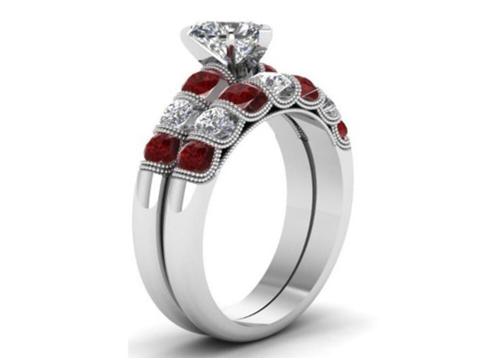 Statement Fashion Set Ring With Heart Shaped Diamonds - Simply Just Deals LLCStatement Fashion Set Ring With Heart Shaped Diamonds0CJLX144918001AZCR6351Size 6Statement Fashion Set Ring With Heart Shaped Diamonds