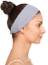 Striped Headband Lauma Navy - Simply Just Deals LLCStriped Headband Lauma NavyHeadbandLM82E01One SizeNavy Blue WhiteA woman with dark hair in a bun, wearing the Striped Headband Lauma Navy and a white strap top, is shown in profile against a white background.