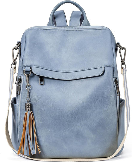 Stylish Anti - Theft PU Leather Backpack Purse for Women with Chic Tassel - Perfect Travel Shoulder Bag - Simply Just Deals LLCStylish Anti - Theft PU Leather Backpack Purse for Women with Chic Tassel - Perfect Travel Shoulder Bagcb8cd1b7-3579-4b74-a11a-68f9ea0a3eebRetro BlueStylish Anti - Theft PU Leather Backpack Purse for Women with Chic Tassel - Perfect Travel Shoulder Bag