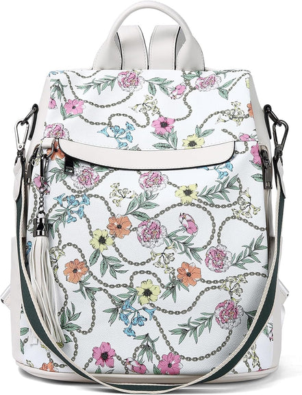 Stylish Anti - Theft PU Leather Backpack Purse for Women with Chic Tassel - Perfect Travel Shoulder Bag - Simply Just Deals LLCStylish Anti - Theft PU Leather Backpack Purse for Women with Chic Tassel - Perfect Travel Shoulder Bag1fc5d8a5-f759-433e-b586-f44c5a7574f4FloralStylish Anti - Theft PU Leather Backpack Purse for Women with Chic Tassel - Perfect Travel Shoulder Bag