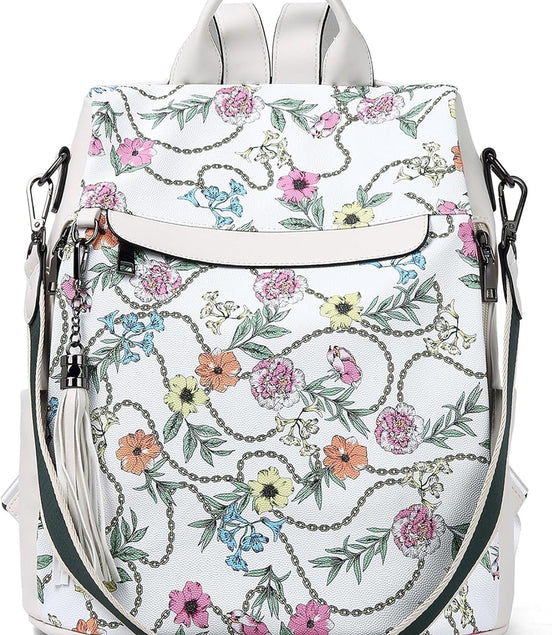 Stylish Anti - Theft PU Leather Backpack Purse for Women with Chic Tassel - Perfect Travel Shoulder Bag - Simply Just Deals LLCStylish Anti - Theft PU Leather Backpack Purse for Women with Chic Tassel - Perfect Travel Shoulder Bag1fc5d8a5-f759-433e-b586-f44c5a7574f4FloralStylish Anti - Theft PU Leather Backpack Purse for Women with Chic Tassel - Perfect Travel Shoulder Bag