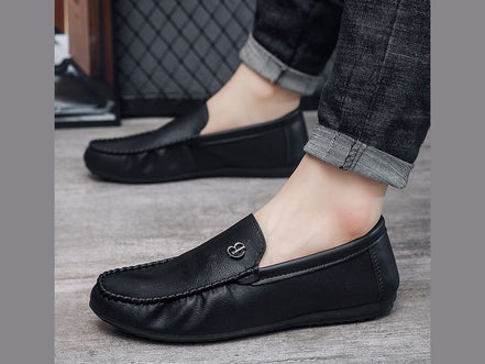 Summer New Bean For Men's Casual Business Lazy Shoes Fashion Trend Breathable Microfiber Leather Hollow Out Loafers - Simply Just Deals LLCSummer New Bean For Men's Casual Business Lazy Shoes Fashion Trend Breathable Microfiber Leather Hollow Out Loafers168182654;20250821;1755767913bSN8H43A09 black1923312002244915200