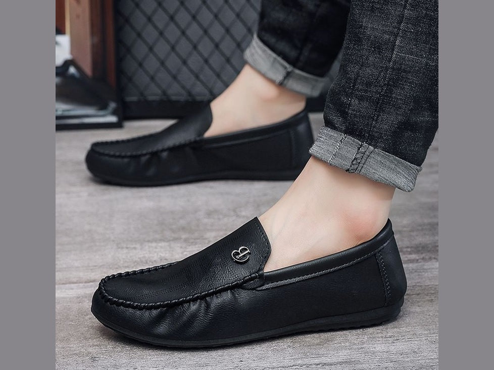 Summer New Bean For Men's Casual Business Lazy Shoes Fashion Trend Breathable Microfiber Leather Hollow Out Loafers - Simply Just Deals LLCSummer New Bean For Men's Casual Business Lazy Shoes Fashion Trend Breathable Microfiber Leather Hollow Out Loafers168182654;20250821;1755767913bSN8H43A09 black1923312002244915200