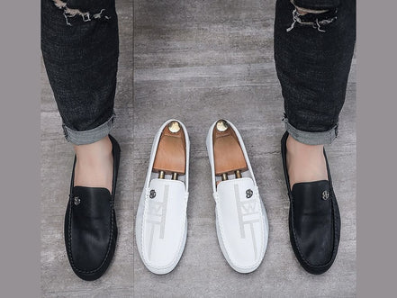 Summer New Bean For Men's Casual Business Lazy Shoes Fashion Trend Breathable Microfiber Leather Hollow Out Loafers - Simply Just Deals LLCSummer New Bean For Men's Casual Business Lazy Shoes Fashion Trend Breathable Microfiber Leather Hollow Out Loafers168182654;20250821;1755767913bSN8H43A09 black1923311999040466944