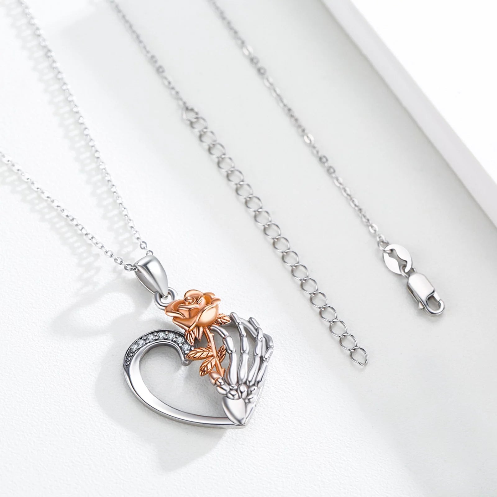 Sunflower Necklace 925 Sterling Silver Skeleton Hand Heart Pendant Necklaces Birthday Xmas Gift Jewelry for Women Daughter Mom Niece - Simply Just Deals LLCSunflower Necklace 925 Sterling Silver Skeleton Hand Heart Pendant Necklaces Birthday Xmas Gift Jewelry for Women Daughter Mom Nieceb1d03228-4035-4295-98b5-483fb949b282HeartSunflower Necklace 925 Sterling Silver Skeleton Hand Heart Pendant Necklaces Birthday Xmas Gift Jewelry for Women Daughter Mom Niece