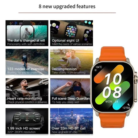 T900Ultra Smartwatch Bluetooth Talk Smartwatch Message Alert Heart Rate Monitor Sports Watch for Android IOS Men Women - Simply Just Deals LLCT900Ultra Smartwatch Bluetooth Talk Smartwatch Message Alert Heart Rate Monitor Sports Watch for Android IOS Men Women485d7189-67c9-45bc-ae42-e44379e44753BlackT900Ultra Smartwatch Bluetooth Talk Smartwatch Message Alert Heart Rate Monitor Sports Watch for Android IOS Men Women