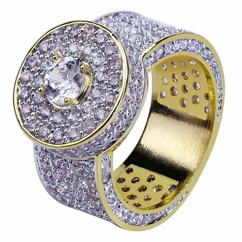 TOPGRILLZ Gold Color All Iced Out Big Stone Micro Pave Cubic Zircon Ring 7 8 9 10 11 Five Sizes Rings Hip Hop Jewelry For Male - Simply Just Deals LLCTOPGRILLZ Gold Color All Iced Out Big Stone Micro Pave Cubic Zircon Ring 7 8 9 10 11 Five Sizes Rings Hip Hop Jewelry For Male200000369:1583;200007763:201336106United States10TOPGRILLZ Gold Color All Iced Out Big Stone Micro Pave Cubic Zircon Ring 7 8 9 10 11 Five Sizes Rings Hip Hop Jewelry For Male