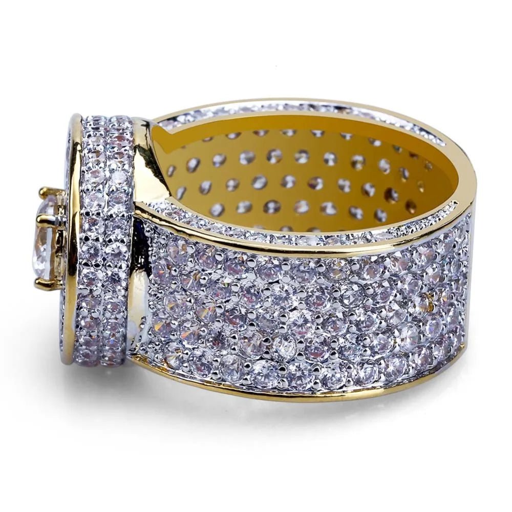 TOPGRILLZ Gold Color All Iced Out Big Stone Micro Pave Cubic Zircon Ring 7 8 9 10 11 Five Sizes Rings Hip Hop Jewelry For Male - Simply Just Deals LLCTOPGRILLZ Gold Color All Iced Out Big Stone Micro Pave Cubic Zircon Ring 7 8 9 10 11 Five Sizes Rings Hip Hop Jewelry For Male200000369:1583;200007763:201336106United States10TOPGRILLZ Gold Color All Iced Out Big Stone Micro Pave Cubic Zircon Ring 7 8 9 10 11 Five Sizes Rings Hip Hop Jewelry For Male