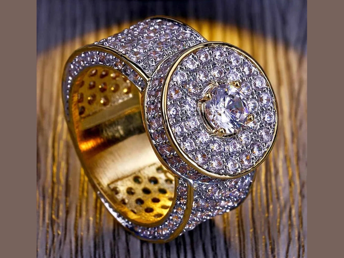 TOPGRILLZ Gold Color All Iced Out Big Stone Micro Pave Cubic Zircon Ring 7 8 9 10 11 Five Sizes Rings Hip Hop Jewelry For Male - Simply Just Deals LLCTOPGRILLZ Gold Color All Iced Out Big Stone Micro Pave Cubic Zircon Ring 7 8 9 10 11 Five Sizes Rings Hip Hop Jewelry For Male200000369:1583;200007763:201336106United States10TOPGRILLZ Gold Color All Iced Out Big Stone Micro Pave Cubic Zircon Ring 7 8 9 10 11 Five Sizes Rings Hip Hop Jewelry For Male