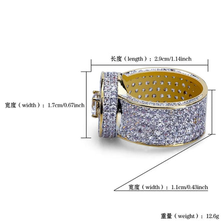 TOPGRILLZ Gold Color All Iced Out Big Stone Micro Pave Cubic Zircon Ring 7 8 9 10 11 Five Sizes Rings Hip Hop Jewelry For Male - Simply Just Deals LLCTOPGRILLZ Gold Color All Iced Out Big Stone Micro Pave Cubic Zircon Ring 7 8 9 10 11 Five Sizes Rings Hip Hop Jewelry For Male200000369:1583;200007763:201336106United States10TOPGRILLZ Gold Color All Iced Out Big Stone Micro Pave Cubic Zircon Ring 7 8 9 10 11 Five Sizes Rings Hip Hop Jewelry For Male