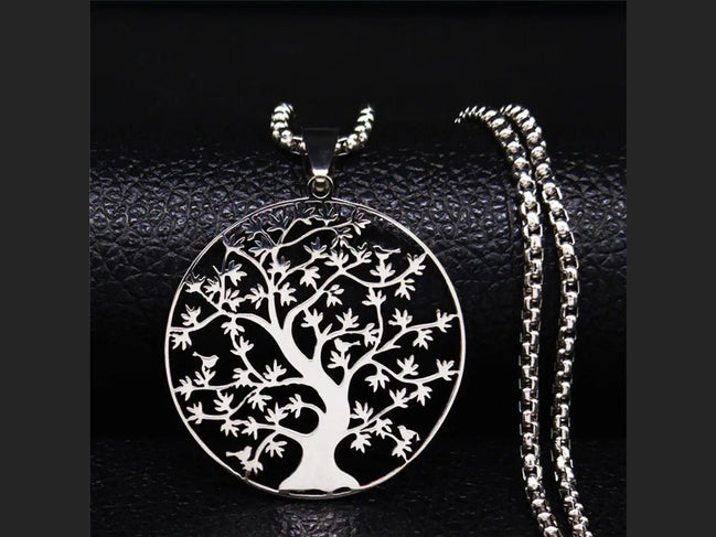 Tree of Life Stainless Steel Fashion Necklaces Women Statement Necklace Silver Color Chain Necklace Jewelry bayan kolye N7057S01 - Simply Just Deals LLCTree of Life Stainless Steel Fashion Necklaces Women Statement Necklace Silver Color Chain Necklace Jewelry bayan kolye N7057S01200001034:361180A 50cm BOX SRA 50cm BOX SRTree of Life Stainless Steel Fashion Necklaces Women Statement Necklace Silver Color Chain Necklace Jewelry bayan kolye N7057S01