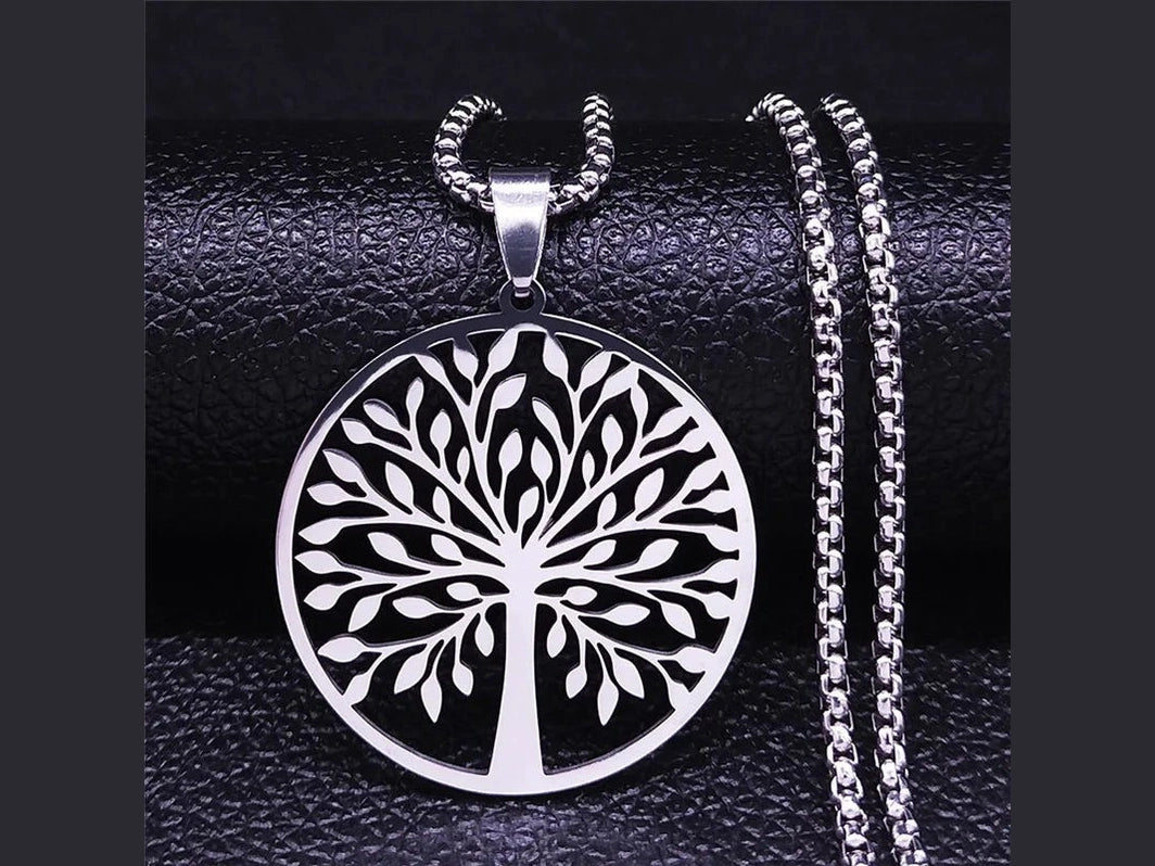 Tree of Life Stainless Steel Fashion Necklaces Women Statement Necklace Silver Color Chain Necklace Jewelry bayan kolye N7057S01 - Simply Just Deals LLCTree of Life Stainless Steel Fashion Necklaces Women Statement Necklace Silver Color Chain Necklace Jewelry bayan kolye N7057S01200001034:17053024D 50cm BOX SRD 50cm BOX SRTree of Life Stainless Steel Fashion Necklaces Women Statement Necklace Silver Color Chain Necklace Jewelry bayan kolye N7057S01