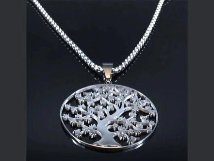Tree of Life Stainless Steel Fashion Necklaces Women Statement Necklace Silver Color Chain Necklace Jewelry bayan kolye N7057S01 - Simply Just Deals LLCTree of Life Stainless Steel Fashion Necklaces Women Statement Necklace Silver Color Chain Necklace Jewelry bayan kolye N7057S01200001034:361180A 50cm BOX SRA 50cm BOX SRTree of Life Stainless Steel Fashion Necklaces Women Statement Necklace Silver Color Chain Necklace Jewelry bayan kolye N7057S01