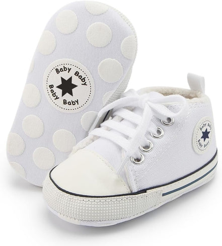 Unisex Baby Boys Girls High Top Sneaker Soft Anti - Slip Sole Newborn Infant First Walkers Canvas Denim Shoes - Simply Just Deals LLCUnisex Baby Boys Girls High Top Sneaker Soft Anti - Slip Sole Newborn Infant First Walkers Canvas Denim Shoese676c077-2a8d-4aca-80ea-63f3cf835fafA01 - White_Plush Lining12 - 18 Months InfantUnisex Baby Boys Girls High Top Sneaker Soft Anti - Slip Sole Newborn Infant First Walkers Canvas Denim Shoes