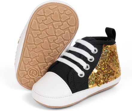 Unisex Baby Boys Girls High Top Sneaker Soft Anti - Slip Sole Newborn Infant First Walkers Canvas Denim Shoes - Simply Just Deals LLCUnisex Baby Boys Girls High Top Sneaker Soft Anti - Slip Sole Newborn Infant First Walkers Canvas Denim Shoes124448d5-d256-4506-b1f4-bfe8f5215890B03 Black6 - 12 Months InfantUnisex Baby Boys Girls High Top Sneaker Soft Anti - Slip Sole Newborn Infant First Walkers Canvas Denim Shoes