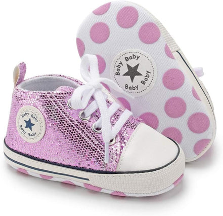 Unisex Baby Boys Girls High Top Sneaker Soft Anti - Slip Sole Newborn Infant First Walkers Canvas Denim Shoes - Simply Just Deals LLCUnisex Baby Boys Girls High Top Sneaker Soft Anti - Slip Sole Newborn Infant First Walkers Canvas Denim Shoes6cfb4ee9-b2a5-4946-af2f-d1a4ad7eefb7B02 - Sequins Purple12 - 18 Months InfantUnisex Baby Boys Girls High Top Sneaker Soft Anti - Slip Sole Newborn Infant First Walkers Canvas Denim Shoes