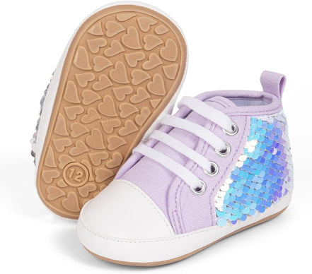 Unisex Baby Boys Girls High Top Sneaker Soft Anti - Slip Sole Newborn Infant First Walkers Canvas Denim Shoes - Simply Just Deals LLCUnisex Baby Boys Girls High Top Sneaker Soft Anti - Slip Sole Newborn Infant First Walkers Canvas Denim Shoes16818593-6275-407a-ae96-2004cead7b82B03 Purple3 - 6 Months InfantUnisex Baby Boys Girls High Top Sneaker Soft Anti - Slip Sole Newborn Infant First Walkers Canvas Denim Shoes