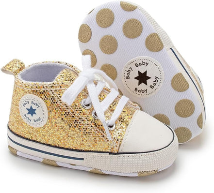 Unisex Baby Boys Girls High Top Sneaker Soft Anti - Slip Sole Newborn Infant First Walkers Canvas Denim Shoes - Simply Just Deals LLCUnisex Baby Boys Girls High Top Sneaker Soft Anti - Slip Sole Newborn Infant First Walkers Canvas Denim Shoes6771d207-9426-4001-b0d9-20b4620e6e8cB02 - Sequins Gold6 - 12 Months InfantUnisex Baby Boys Girls High Top Sneaker Soft Anti - Slip Sole Newborn Infant First Walkers Canvas Denim Shoes