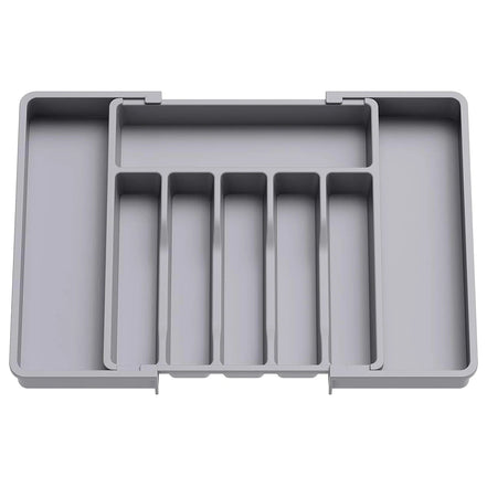 Upgradation Adjustable Flatware Tableware Organizer with Dividers Utensil Holder Plastic Storage Tray for Spoons Forks Knives - Simply Just Deals LLCUpgradation Adjustable Flatware Tableware Organizer with Dividers Utensil Holder Plastic Storage Tray for Spoons Forks Knives19fae966-c4f3-4a0e-a31d-b247021a1b71GrayUpgradation Adjustable Flatware Tableware Organizer with Dividers Utensil Holder Plastic Storage Tray for Spoons Forks Knives
