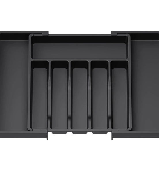 Upgradation Adjustable Flatware Tableware Organizer with Dividers Utensil Holder Plastic Storage Tray for Spoons Forks Knives - Simply Just Deals LLCUpgradation Adjustable Flatware Tableware Organizer with Dividers Utensil Holder Plastic Storage Tray for Spoons Forks Knives26efbc8b-542f-4e60-82f1-d67d05c1a5a4BlackUpgradation Adjustable Flatware Tableware Organizer with Dividers Utensil Holder Plastic Storage Tray for Spoons Forks Knives