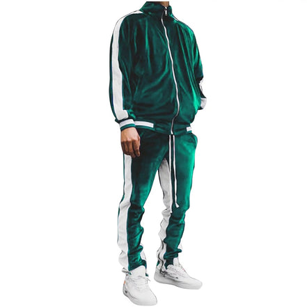 Velour Tracksuit Mens,2023 Men'S Velour Tracksuit 2 Pieces Winter Warm Full Zip up Jacket Sweatpants Fitness Sportswear Sweatsuit Jogger Sets - Simply Just Deals LLCVelour Tracksuit Mens,2023 Men'S Velour Tracksuit 2 Pieces Winter Warm Full Zip up Jacket Sweatpants Fitness Sportswear Sweatsuit Jogger Sets87be2020-2812-4143-96cb-7beeb9417a84GreenLVelour Tracksuit Mens,2023 Men'S Velour Tracksuit 2 Pieces Winter Warm Full Zip up Jacket Sweatpants Fitness Sportswear Sweatsuit Jogger Sets