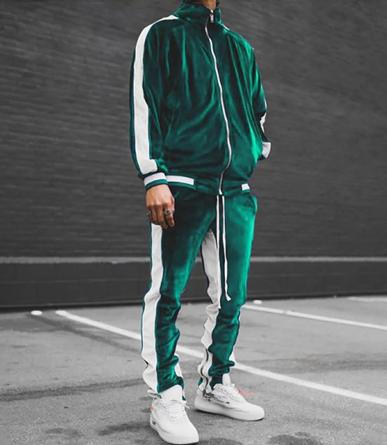 Velour Tracksuit Mens,2023 Men'S Velour Tracksuit 2 Pieces Winter Warm Full Zip up Jacket Sweatpants Fitness Sportswear Sweatsuit Jogger Sets - Simply Just Deals LLCVelour Tracksuit Mens,2023 Men'S Velour Tracksuit 2 Pieces Winter Warm Full Zip up Jacket Sweatpants Fitness Sportswear Sweatsuit Jogger Sets87be2020-2812-4143-96cb-7beeb9417a84GreenLVelour Tracksuit Mens,2023 Men'S Velour Tracksuit 2 Pieces Winter Warm Full Zip up Jacket Sweatpants Fitness Sportswear Sweatsuit Jogger Sets