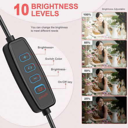 Video Conference Lighting Kit,Computer/Laptop Moniter LED Video Light Dimmable 6500K Ring Light for Remote Working,Zoom Call,Self Broadcasting,Live Streaming - Simply Just Deals LLCVideo Conference Lighting Kit,Computer/Laptop Moniter LED Video Light Dimmable 6500K Ring Light for Remote Working,Zoom Call,Self Broadcasting,Live Streamingdf603ec2-3dad-4620-9294-3782e8f15d59Video Conference Lighting Kit,Computer/Laptop Moniter LED Video Light Dimmable 6500K Ring Light for Remote Working,Zoom Call,S