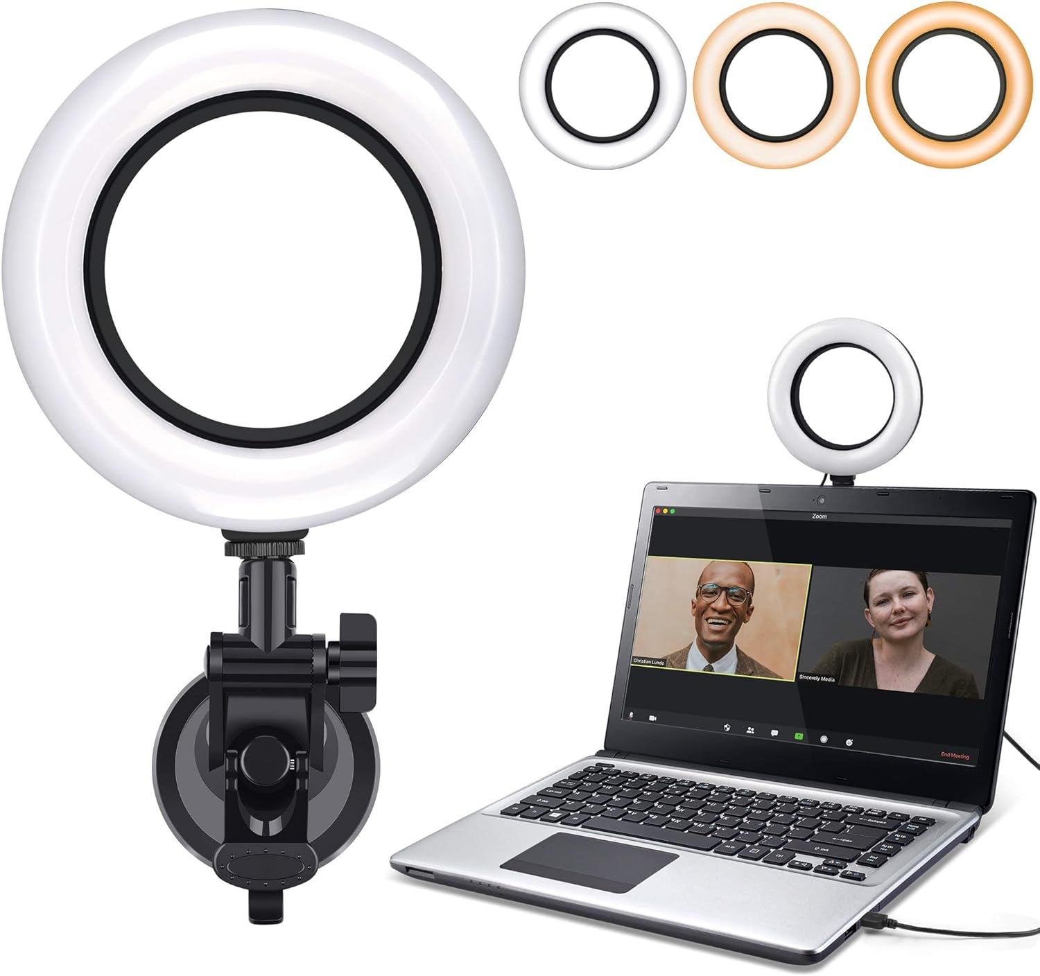 Video Conference Lighting Kit,Computer/Laptop Moniter LED Video Light Dimmable 6500K Ring Light for Remote Working,Zoom Call,Self Broadcasting,Live Streaming - Simply Just Deals LLCVideo Conference Lighting Kit,Computer/Laptop Moniter LED Video Light Dimmable 6500K Ring Light for Remote Working,Zoom Call,Self Broadcasting,Live Streamingdf603ec2-3dad-4620-9294-3782e8f15d59Video Conference Lighting Kit,Computer/Laptop Moniter LED Video Light Dimmable 6500K Ring Light for Remote Working,Zoom Call,S