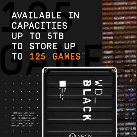 WD_BLACK 4TB P10 Game Drive for Xbox - 1 - Month Xbox Game Pass, Portable External Hard Drive for On - The - Go Access to Your Xbox Game Library - WDBA5G0040BBK - WESN - Simply Just Deals LLCWD_BLACK 4TB P10 Game Drive for Xbox - 1 - Month Xbox Game Pass, Portable External Hard Drive for On - The - Go Access to Your Xbox Game Library - WDBA5G0040BBK - WESN7c14be01-0a60-4a31-bc54-3b8fe94b9bfbBlack With White TrimGame Drive For Xbox4TbWD_BLACK 4TB P10 Game Drive for Xbox - 1 - Month Xbox Game Pass