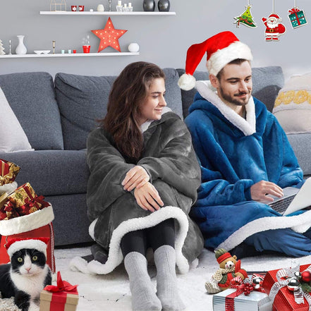 Wearable Blanket Hoodie, Oversized Sweatshirt with Sleeves and Folding Giant Pocket, Warm and Cozy Big Sherpa Hoodie for Adult (Red, One Size) - Simply Just Deals LLCWearable Blanket Hoodie, Oversized Sweatshirt with Sleeves and Folding Giant Pocket, Warm and Cozy Big Sherpa Hoodie for Adult (Red, One Size)2c7ccad5-8fea-445c-a616-ccdb51626f39Wearable Blanket Hoodie, Oversized Sweatshirt with Sleeves and Folding Giant Pocket, Warm and Cozy Big Sherpa Hoodie for Adult (Red, One Size)