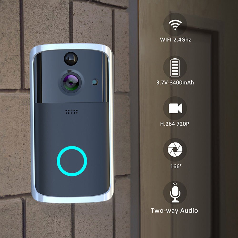 WiFi Video Doorbell Camera - Simply Just Deals LLCWiFi Video Doorbell CameraCJJSAQMD00007 - BlackBlackWiFi Video Doorbell Camera