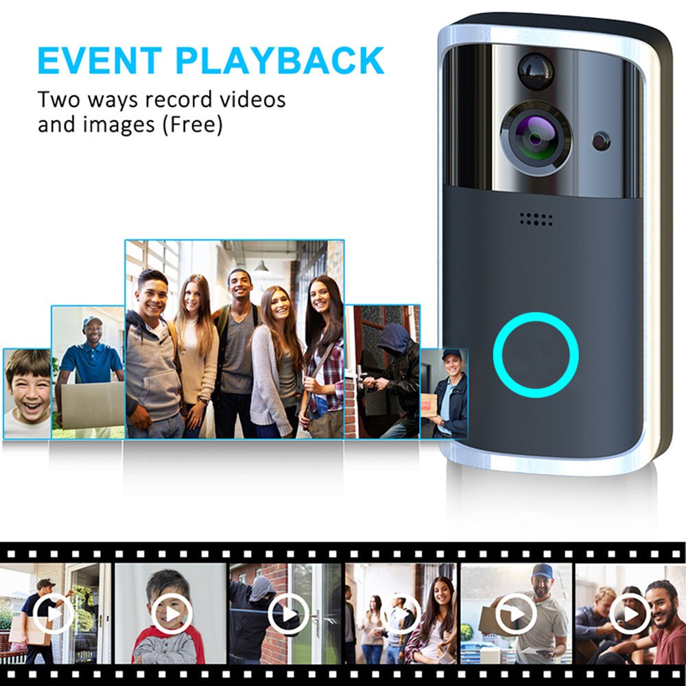 WiFi Video Doorbell Camera - Simply Just Deals LLCWiFi Video Doorbell CameraCJJSAQMD00007 - BlackBlackWiFi Video Doorbell Camera