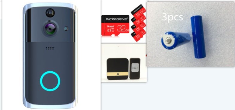 WiFi Video Doorbell Camera - Simply Just Deals LLCWiFi Video Doorbell CameraCJJSAQMD00007 - BlackBlackWiFi Video Doorbell Camera