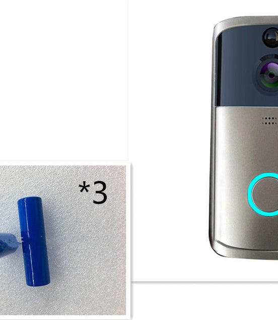 WiFi Video Doorbell Camera - Simply Just Deals LLCWiFi Video Doorbell CameraCJJSAQMD00007 - Silver and three batteriesSilver and three batteriesWiFi Video Doorbell Camera