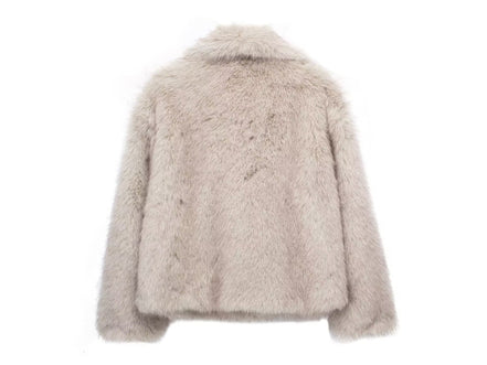 Winter Plush Coat Fashion Warm Thicken Fluffy Lapel Jacket Outwear Casual Long Sleeve Tops Womens Clothing - Simply Just Deals LLCWinter Plush Coat Fashion Warm Thicken Fluffy Lapel Jacket Outwear Casual Long Sleeve Tops Womens ClothingCJYD206082304DWBeigeLWinter Plush Coat Fashion Warm Thicken Fluffy Lapel Jacket Outwear Casual Long Sleeve Tops Womens Clothing