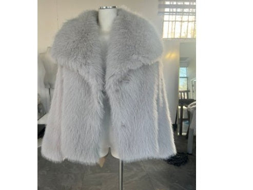 Winter Plush Coat Fashion Warm Thicken Fluffy Lapel Jacket Outwear Casual Long Sleeve Tops Womens Clothing - Simply Just Deals LLCWinter Plush Coat Fashion Warm Thicken Fluffy Lapel Jacket Outwear Casual Long Sleeve Tops Womens ClothingCJYD206082355CXLight GrayLWinter Plush Coat Fashion Warm Thicken Fluffy Lapel Jacket Outwear Casual Long Sleeve Tops Womens Clothing