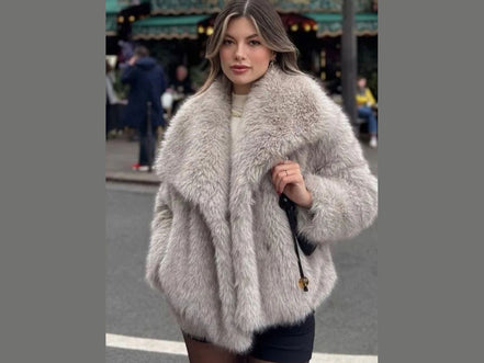 Winter Plush Coat Fashion Warm Thicken Fluffy Lapel Jacket Outwear Casual Long Sleeve Tops Womens Clothing - Simply Just Deals LLCWinter Plush Coat Fashion Warm Thicken Fluffy Lapel Jacket Outwear Casual Long Sleeve Tops Womens ClothingCJYD206082304DWBeigeLWinter Plush Coat Fashion Warm Thicken Fluffy Lapel Jacket Outwear Casual Long Sleeve Tops Womens Clothing