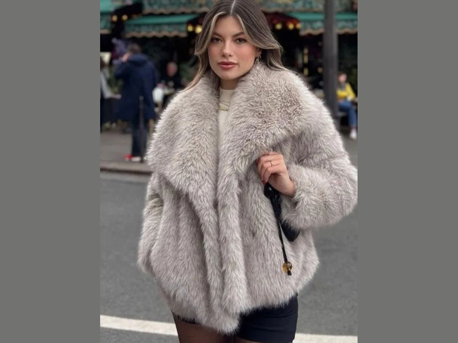 Winter Plush Coat Fashion Warm Thicken Fluffy Lapel Jacket Outwear Casual Long Sleeve Tops Womens Clothing - Simply Just Deals LLCWinter Plush Coat Fashion Warm Thicken Fluffy Lapel Jacket Outwear Casual Long Sleeve Tops Womens ClothingCJYD206082304DWBeigeLWinter Plush Coat Fashion Warm Thicken Fluffy Lapel Jacket Outwear Casual Long Sleeve Tops Womens Clothing