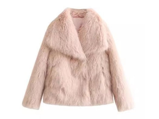 Winter Plush Coat Fashion Warm Thicken Fluffy Lapel Jacket Outwear Casual Long Sleeve Tops Womens Clothing - Simply Just Deals LLCWinter Plush Coat Fashion Warm Thicken Fluffy Lapel Jacket Outwear Casual Long Sleeve Tops Womens ClothingCJYD206082324XCPinkLWinter Plush Coat Fashion Warm Thicken Fluffy Lapel Jacket Outwear Casual Long Sleeve Tops Womens Clothing