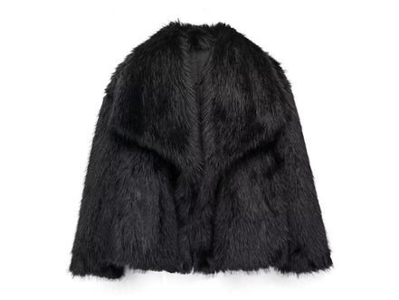 Winter Plush Coat Fashion Warm Thicken Fluffy Lapel Jacket Outwear Casual Long Sleeve Tops Womens Clothing - Simply Just Deals LLCWinter Plush Coat Fashion Warm Thicken Fluffy Lapel Jacket Outwear Casual Long Sleeve Tops Womens ClothingCJYD206082316PKBlackLWinter Plush Coat Fashion Warm Thicken Fluffy Lapel Jacket Outwear Casual Long Sleeve Tops Womens Clothing